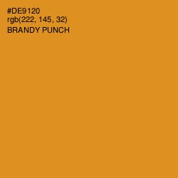 #DE9120 - Brandy Punch Color Image